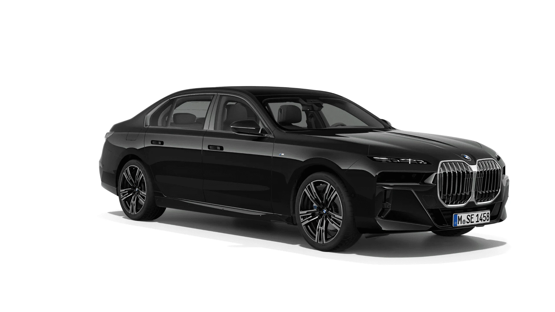 BMW 7 серия 740d xDrive черный 2.993 л гибрид дизель 299 л.с. автомат  полный привод от 407600 руб/мес в лизинг для юридических лиц | СберЛизинг